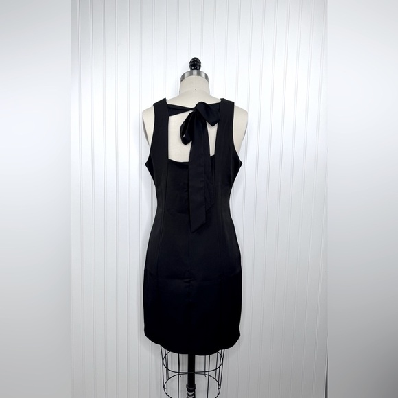 Sam Edelman Women‎ Necklace Sheath Sleeveless Black Dress Size 8 - Picture 5 of 13